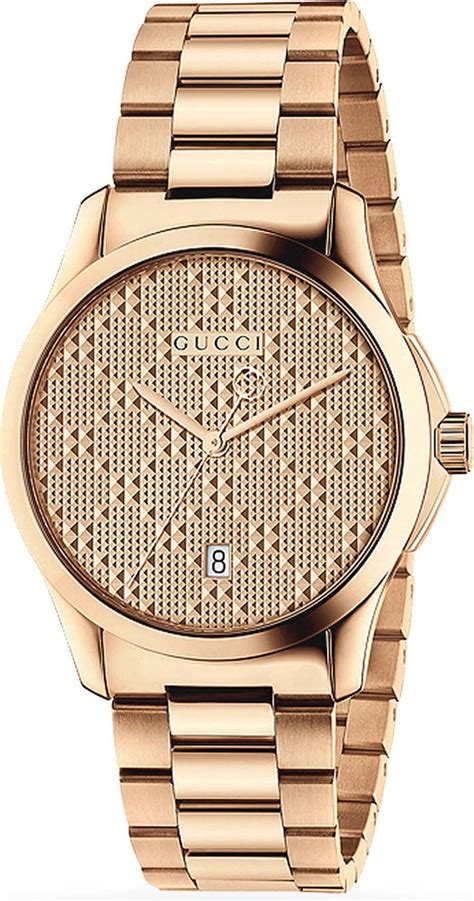 gucci g timeless rose gold.